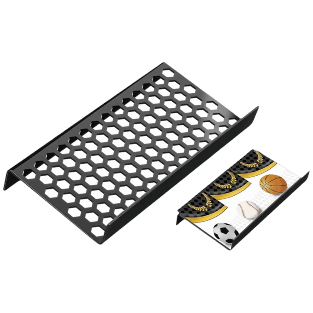 New Acrylic Trading Card Risers Black Hollow Trading Card Display Riser Sports Cards Organizer Holder Den Shelf Shop