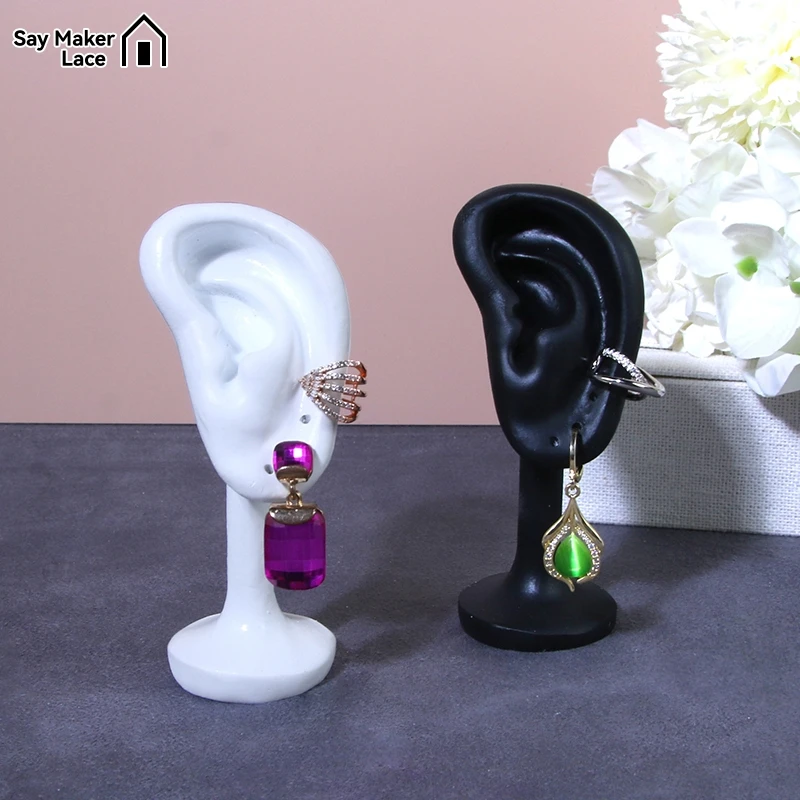 

Portable Fashion Model Earings Display Stand For Shop Jewellery Display Props Ear Clip Storage Rack Personality Shooting Props