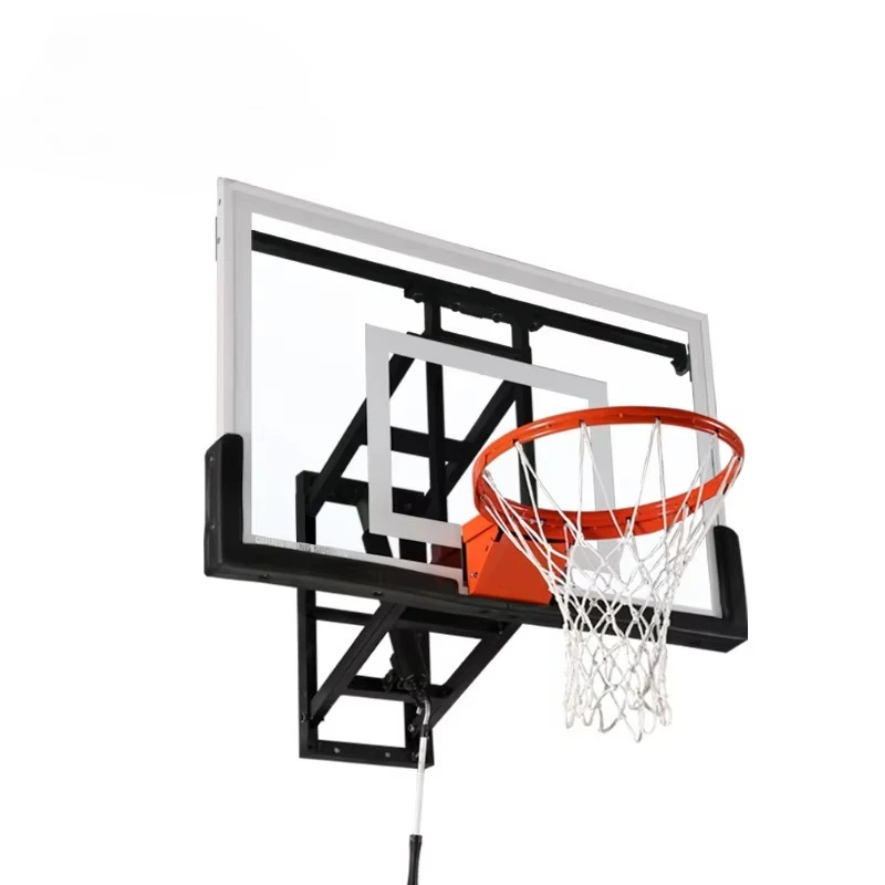 Factory direct indoor height adjustable wall-mounted mini basketball hoop home gym