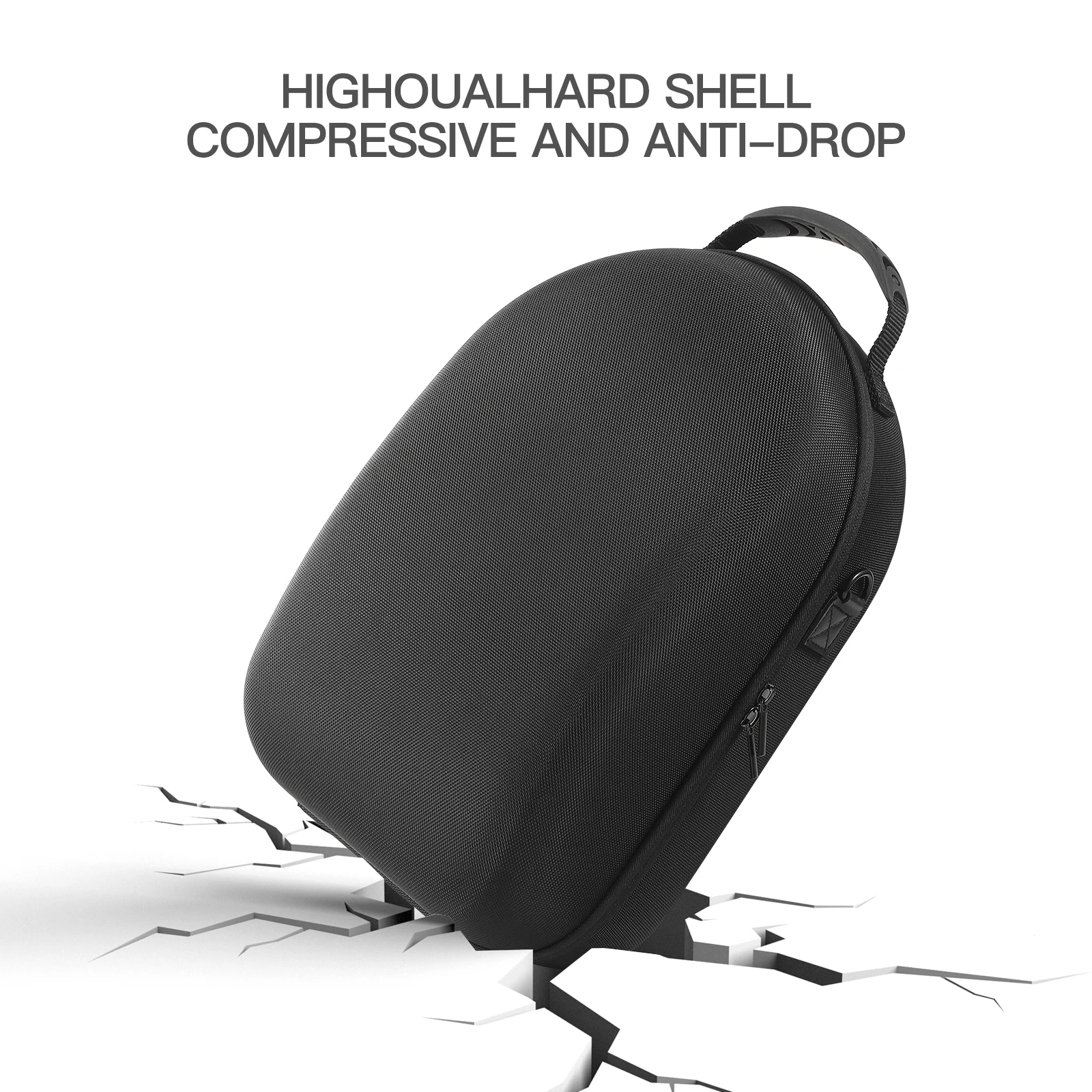 Hard EVA Travel Case, saco de armazenamento para Meta Quest 3, estojo portátil à prova de choque, saco protetor anti-risco, acessórios VR