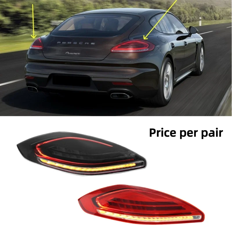Сборка задних фонарей для Porsche Panamera 2014-2016, ретрофит LED поворотников, задние фонари для заднего хода и тормоза