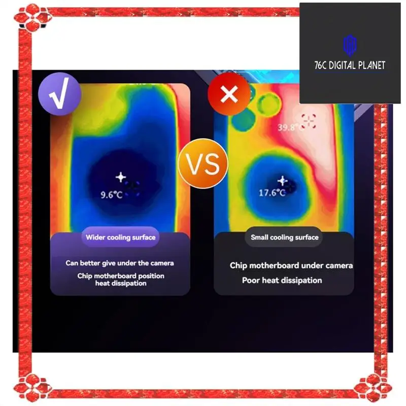 24-uurs levering SL33 mobiele telefoon koelventilator, halfgeleider magnetisch / achterclip game cool koellichaam voor IOS en Android