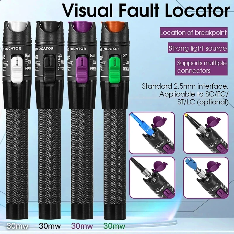 

COMPTYCO 1MW-30MW FTTH Fiber Optic Tester Pen Type Red Optical Light Visual Fault Locator Optical Cable Tester 30MW