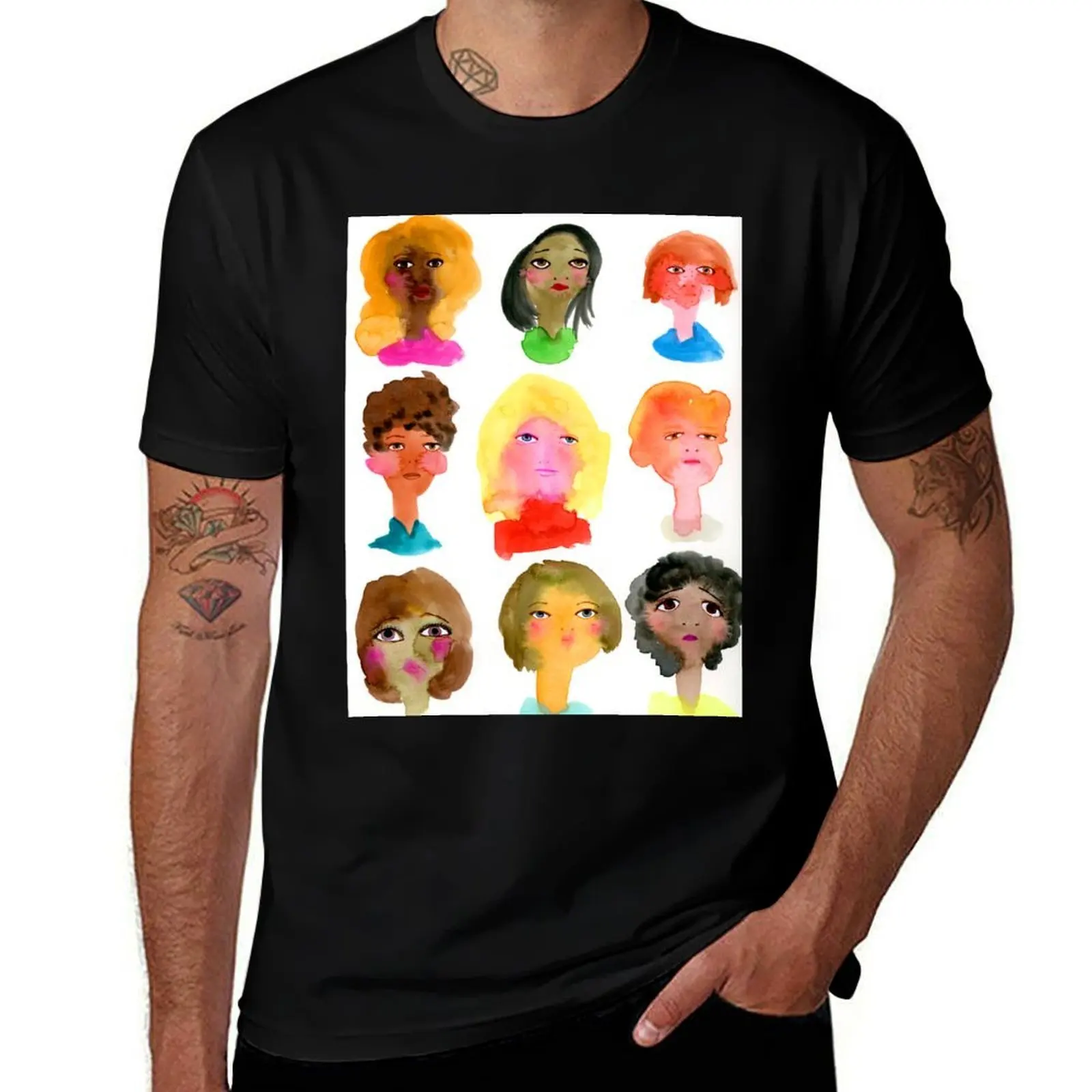 

9 women T-Shirt new edition Anime t-shirt street wear anime shirt clothes for men