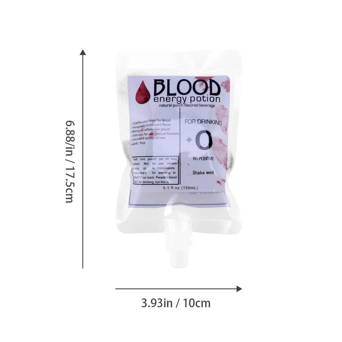 

22 pcs Blood Bags Set Premium Quality Lightweight Halloween Party Drink Container Plastic Soda Juice Alcohol Bags