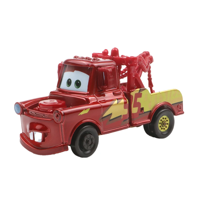 New Disney Pixar Cars 2 3 Lightning McQueen Mater Frank Car Toy 1:55 Diecast Vehicle Metal Christmas Birthday Gift for Boys