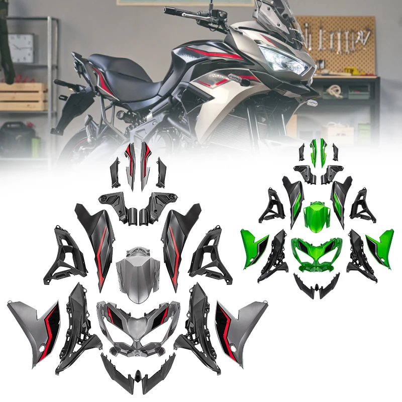 For Kawasaki Versys 650 2022 2023 2024 Full Fairings Injection Bodywork Kits Cowl Panel Cover Versys650 Motorcycle Accessories