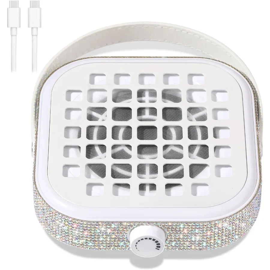 

Nail Dust Collector Compact Vacuum Fan Dust Collector for Beginner Powerful Dust Suction Machine Manicure Pedicure Tool for Acr