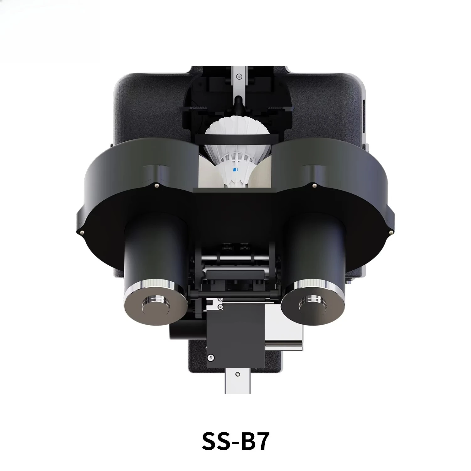 SHAREWELL B7 Badminton Serving Machine with Remote Control - Automatic Shuttlecock Launcher for Training