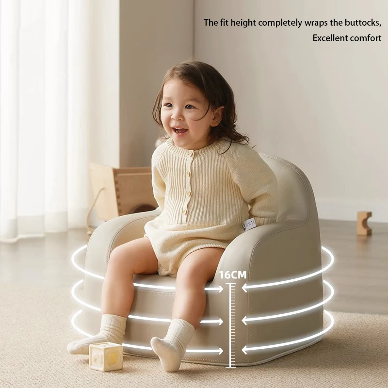 Custom Cute Lion Shape Kids Furniture Comfortable Pillow Pouf Cartoon Chair Mini Sofa Safety Material Children Sofa for Kids