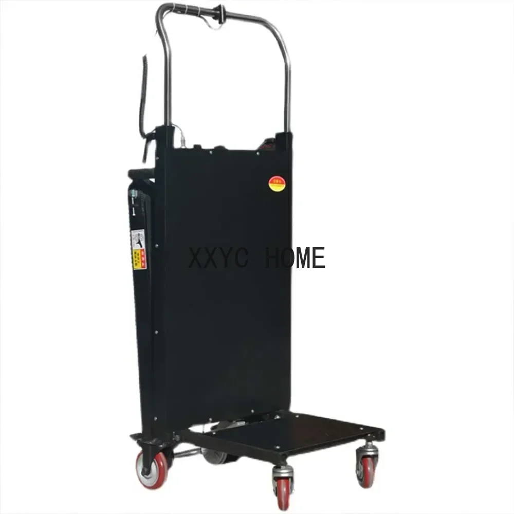 

400KG Electric Stair Climbing Vehicle Cargo Handling Cart 48V 72AH Crawler-type Up and Down Stair Climber Folding Hand Trolley