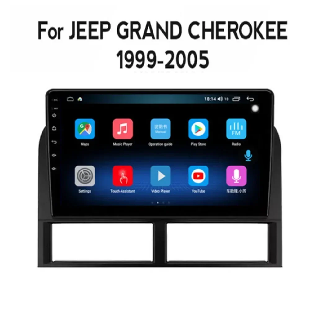 Android 13 For Jeep Grand Cherokee II WJ 1998 - 2004 Autoradio GPS Navigation Car Multimedia Player Carplay Camera No 2din DVD