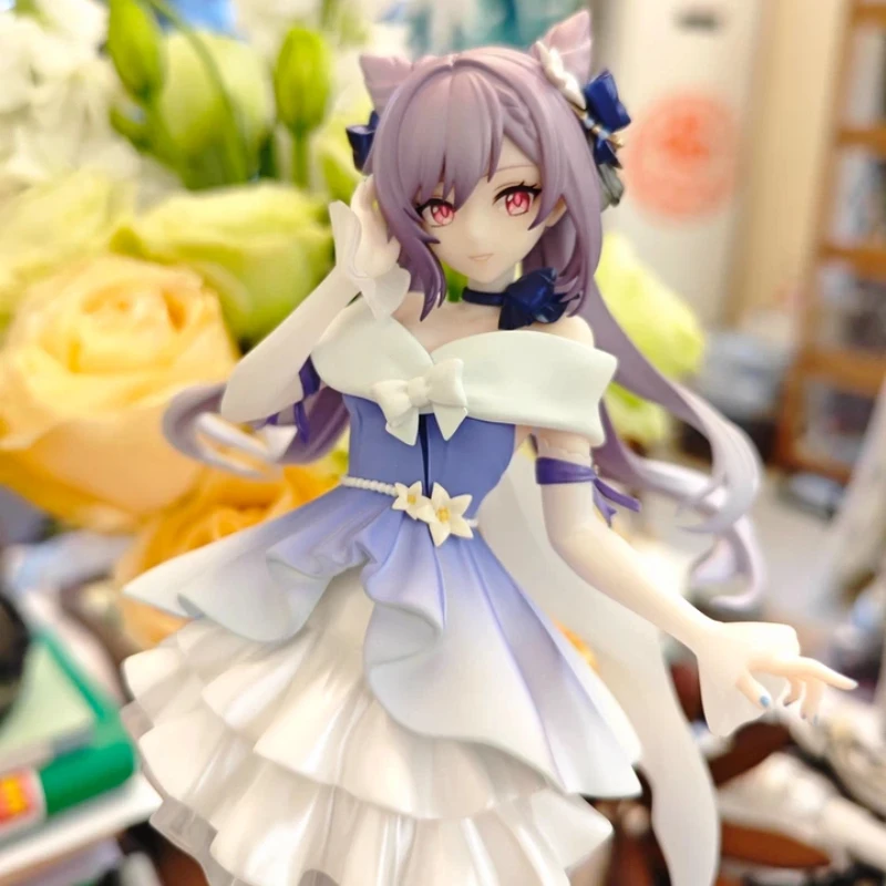 

Оригинальная коллекционная фигурка Кэцин из Genshin Impact от Mihoyo, 21,5 см, для мальчиков, настольное украшение, игрушка, подарок