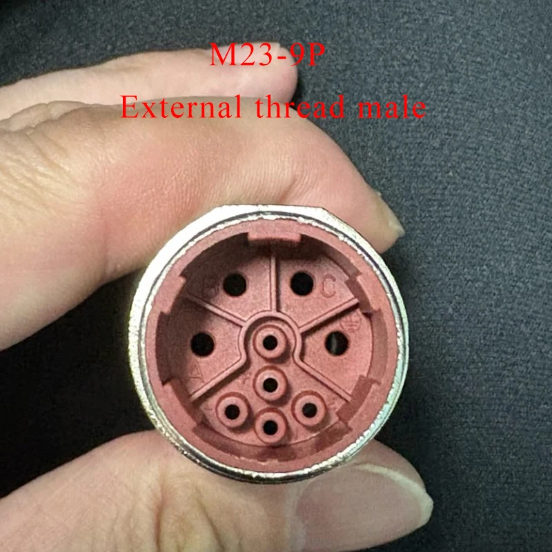

M23-9P (4+5pin) Power Cable Connector New