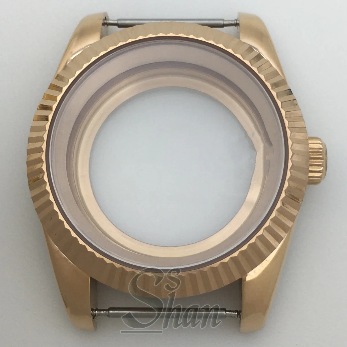 Caja de lujo para hombre de 36mm/39mm, correa de acero inoxidable, parte superior de cristal de zafiro adecuada para movimiento NH34 NH35 NH36 ETA2824 2836 PT5000