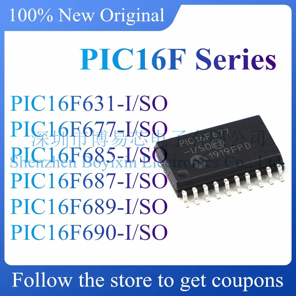 

NEW PIC16F631 PIC16F677 PIC16F685 PIC16F687 PIC16F689 PIC16F690-I/SO Original Product