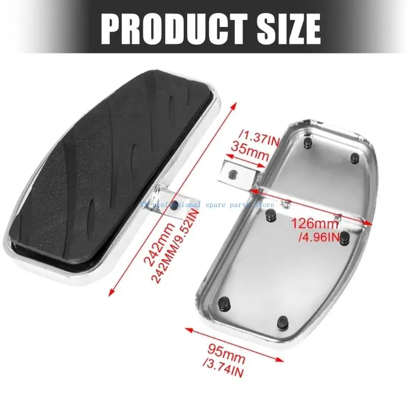 41XA Ergonomic Motorcycle Pedals Motorcycle Footpegs Pedal Footrest Universal Fitment