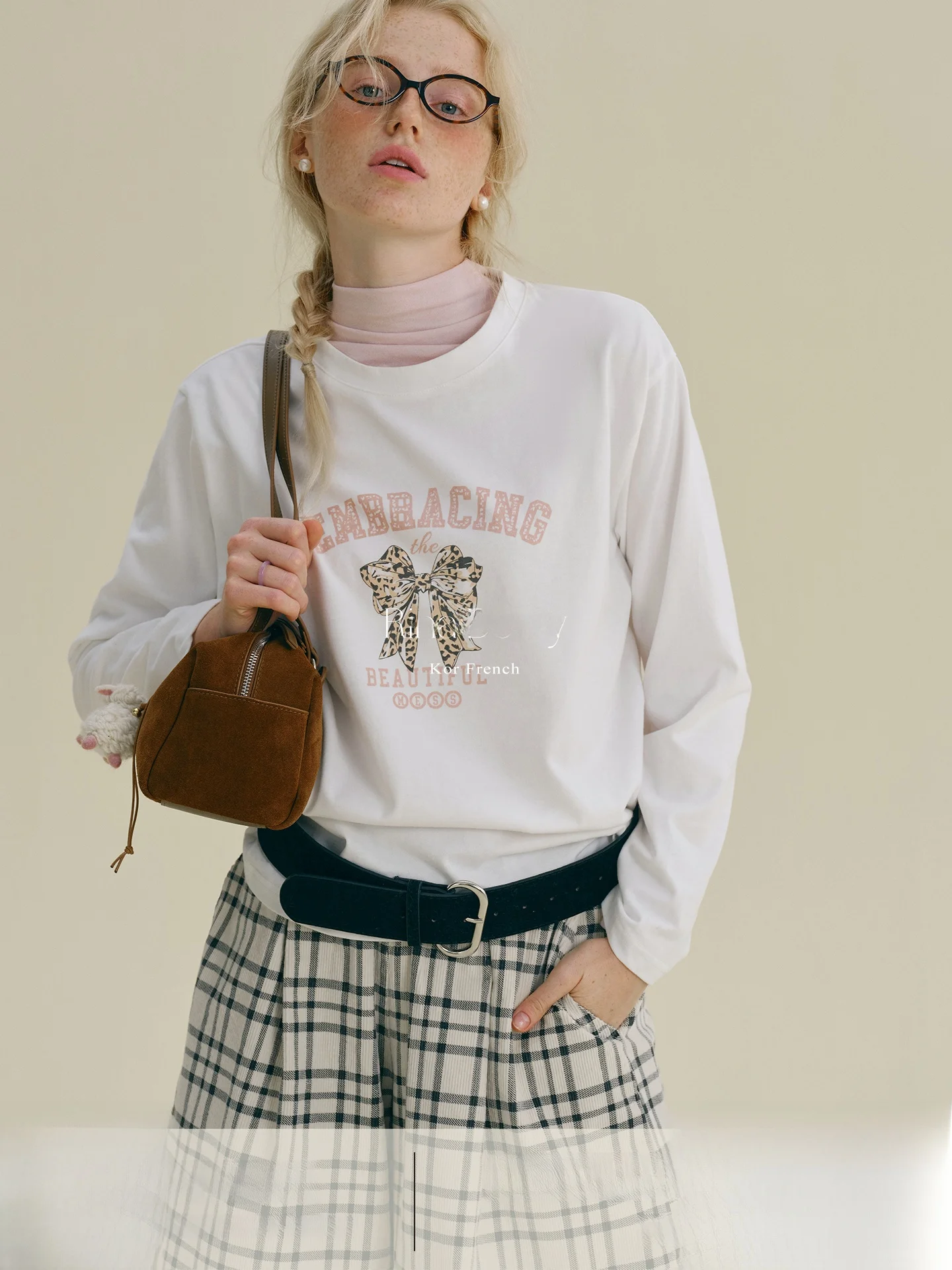 

Футболка Rina Berry с длинным рукавом, леопардовым принтом и узлом, универсальная, для осени и зимы, повседневная, для работы и отдыха