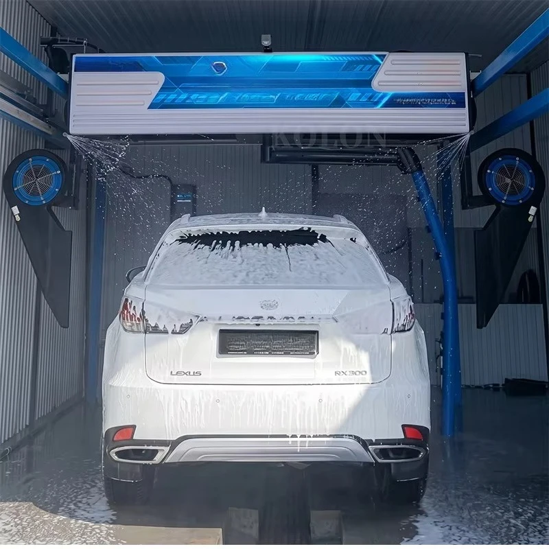 Commercial Unattended Touchless Self Service Car Washer with RO Water & Wastewater Recycling