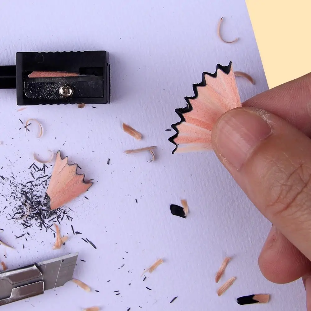 Набор черных карандашей для рисования, 12 шт.