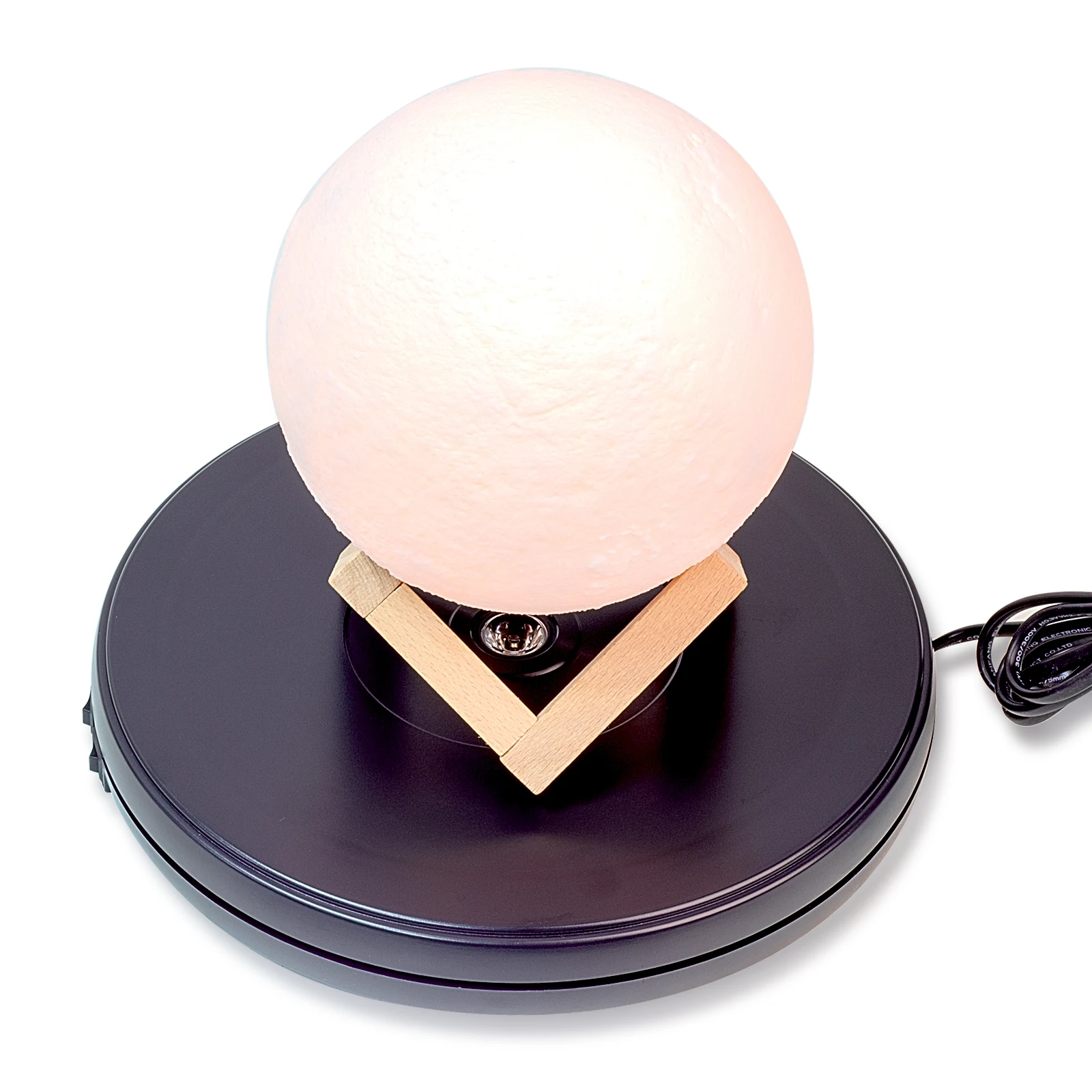 Leadleds Dropshipping 25cm Intelligent Electric Noiseless Rotary Table Exhibition Turntable Rotating Display Stand With LED