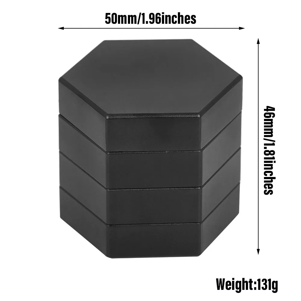 Honeypuff New Arrival Metal Crusher 50mm 4 Parts Metal Crusher