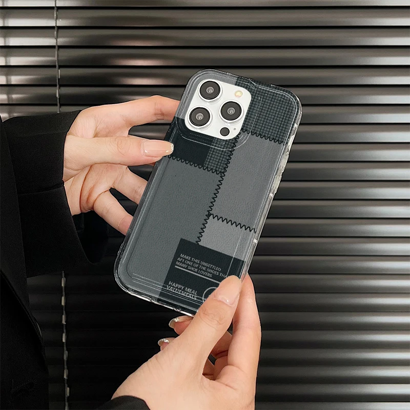 J4382 Fall Prevention Cushion Type For Samsung Galaxy A14 A34 A54 A52 A51 A72 A73 A12 A32 A23 A42 Case DIY Soft TPU Cover