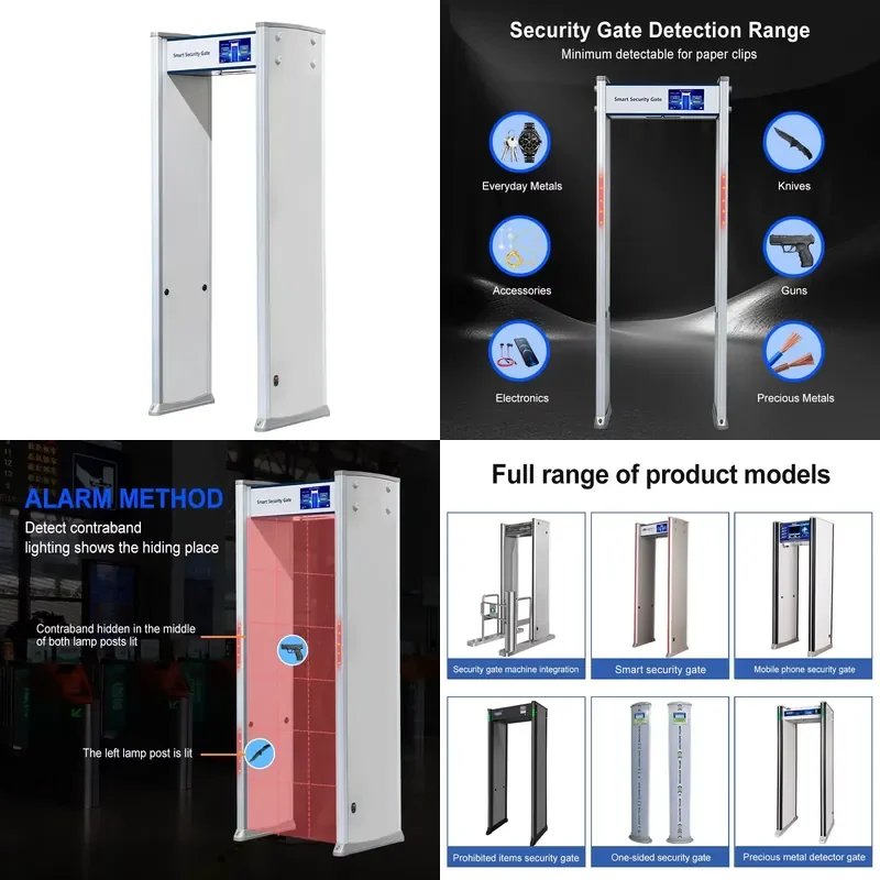 for High-sensitivity security equipment full-body scanner zone 33 walking detector