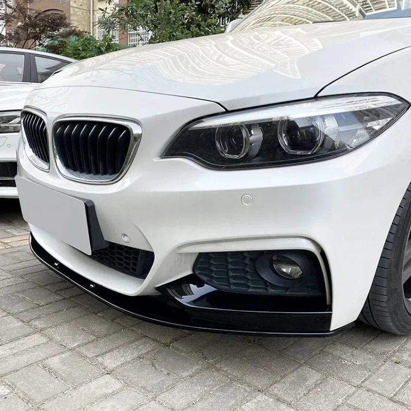 Car Front Bumper Splitter Lip Diffuser For BMW 2 Series F22/F23 M235i M240i M-Sport 2014-2021 Auto Accessories Body Kit Tuning view 5