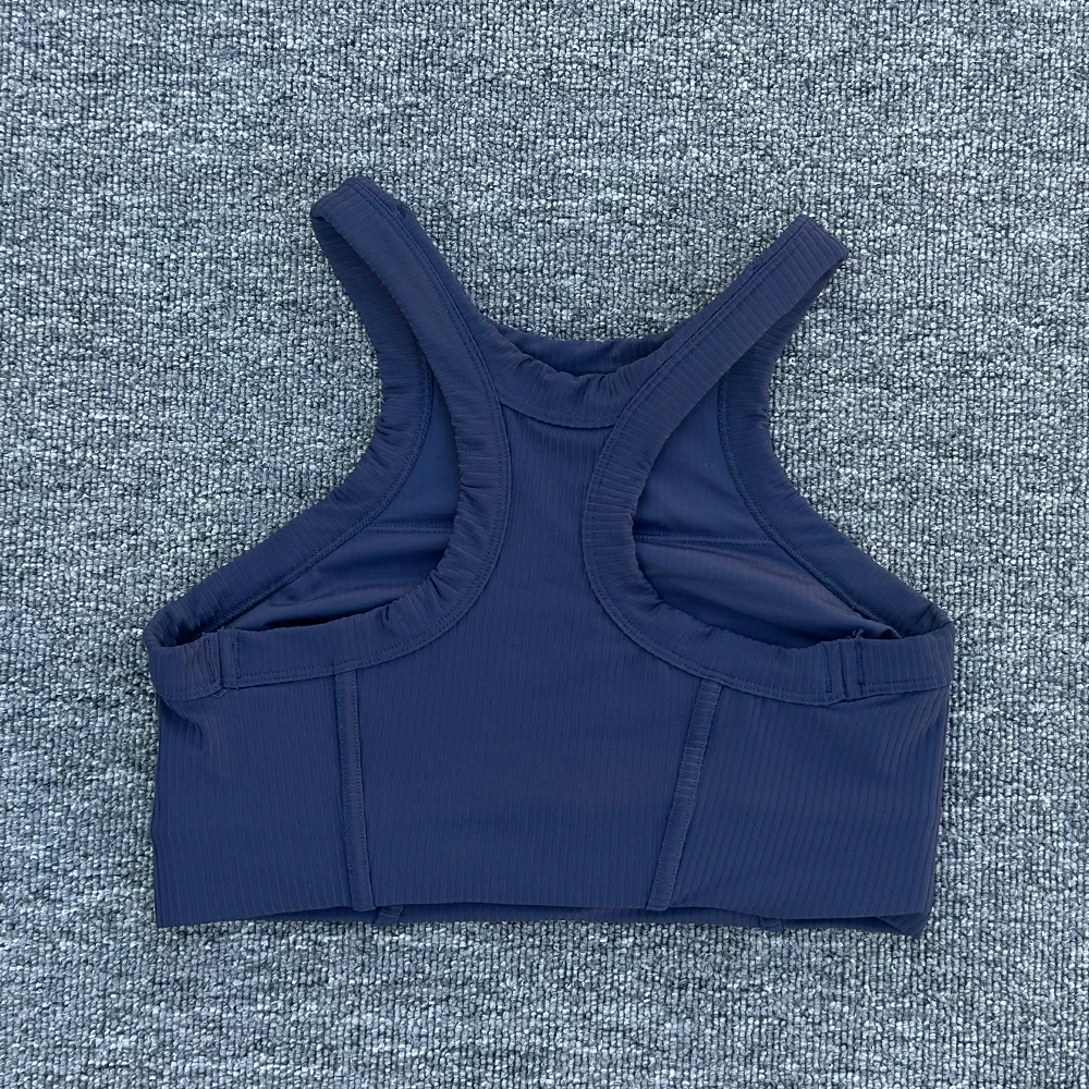 حمالة صدر رياضية للنساء، ملابس داخلية مضلعة للياقة البدنية والجري، صدرية قابلة للتنفس ومضادة للصدمات، حمالة صدر لليوجا عالية القوة #5