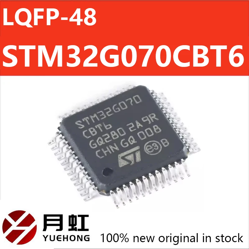 

1/10/100PCS New original STM32G070CBT6 LQFP-48ARM Cortex-M0+32-bit microcontroller MCU