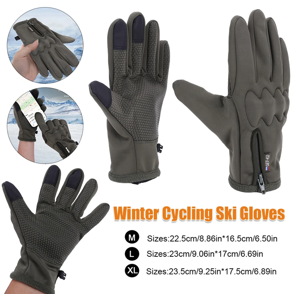 

Зимние перчатки для рыбалки, зимние термофлисовые перчатки с сенсорным экраном, сноубордические мотоциклетные перчатки для катания на лыжах, мотоциклах