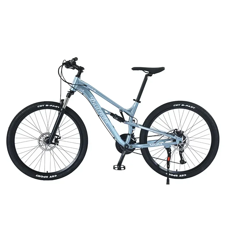 

-For 27.5-inch 30 Speed Soft Tail Mountain Bike Aluminum Alloy Off-road Adult Commuting Bike