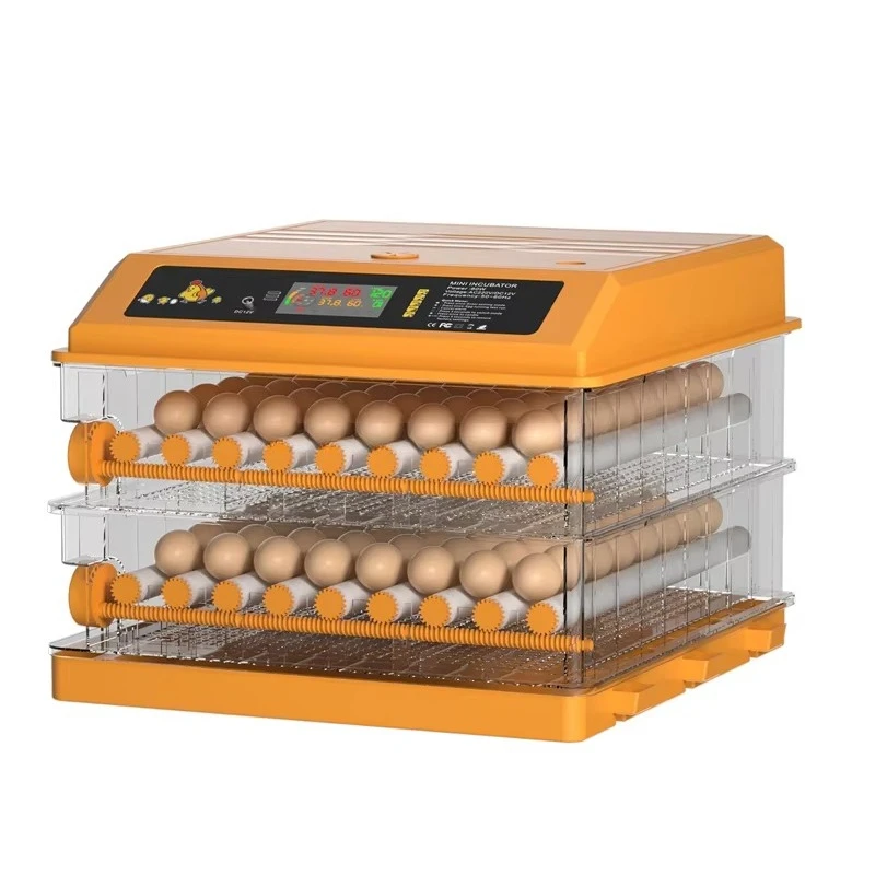 a for64 Egg Incubator Fully Automatic Incubators Automatic Hatching Machine Chicken Egg Incubator and Hatcher