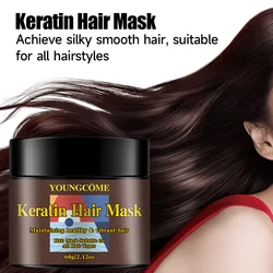 Keratin Hair Mask Hair Care Mask Repairs Damaged Hair Improves Hair Quality and Moisturizes Hair Care oil Deep Hair Conditioner