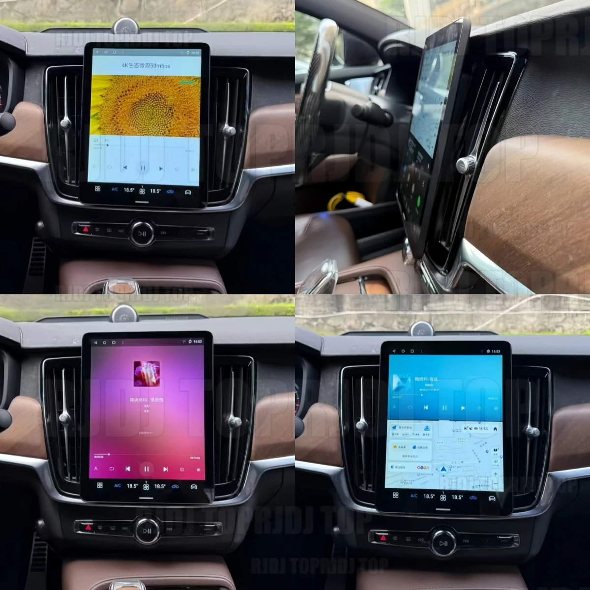 Android 13 Carplay Auto Car Radio Multimedia Player For Volvo XC90/XC60/XC40/S90/S60/V90/V60 2015-2026 Autoradio Qualcomm 6125