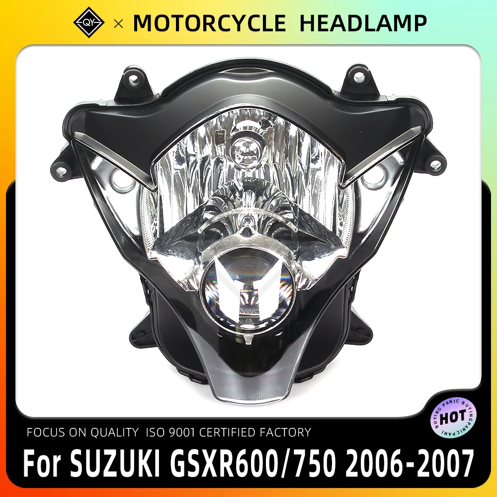 

LQYL Motorcycle Headlight Headlamp Head Light Lamp Assembly For SUZUKI GSXR600 GSXR750 GSXR GSX-R 600 750 K6 2006 2007 06 07