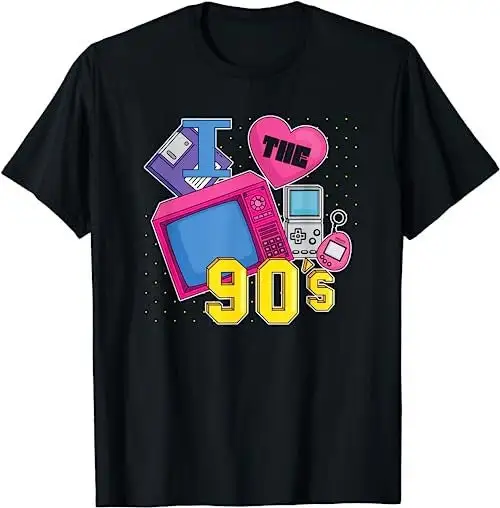 

Классическая винтажная Футболка В Стиле Ретро 90-х Nineties Era I Love The 1990S Sweat 31864