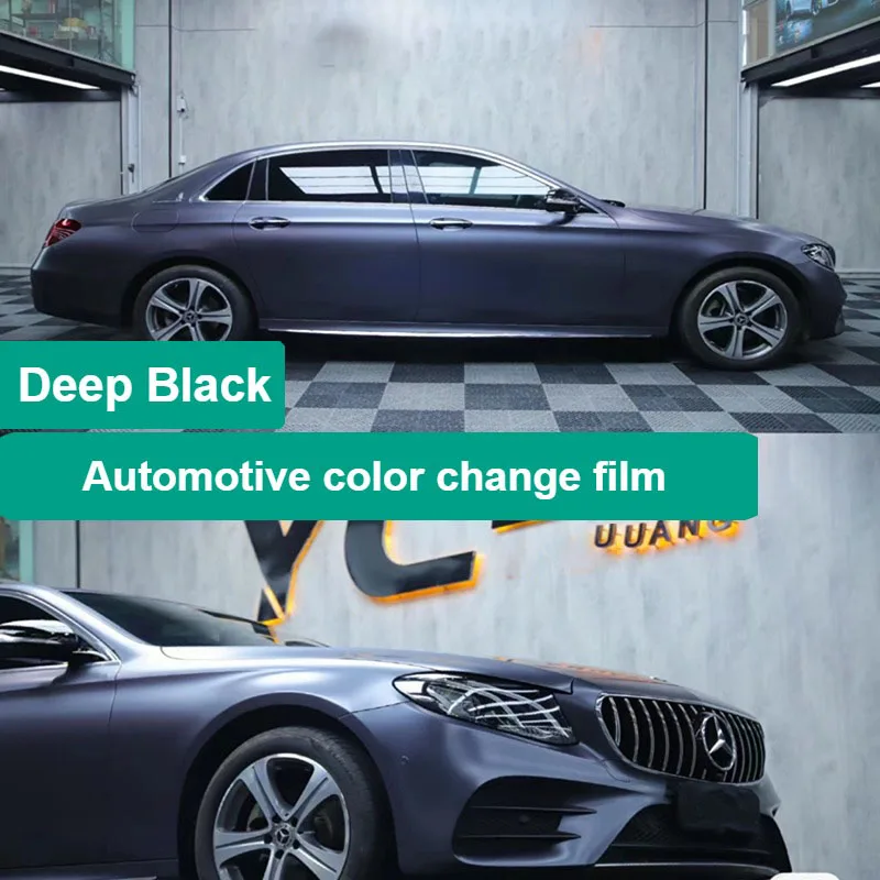 Deep black color change film, car film, electric light color change, car and motorcycle whole car paint protection film