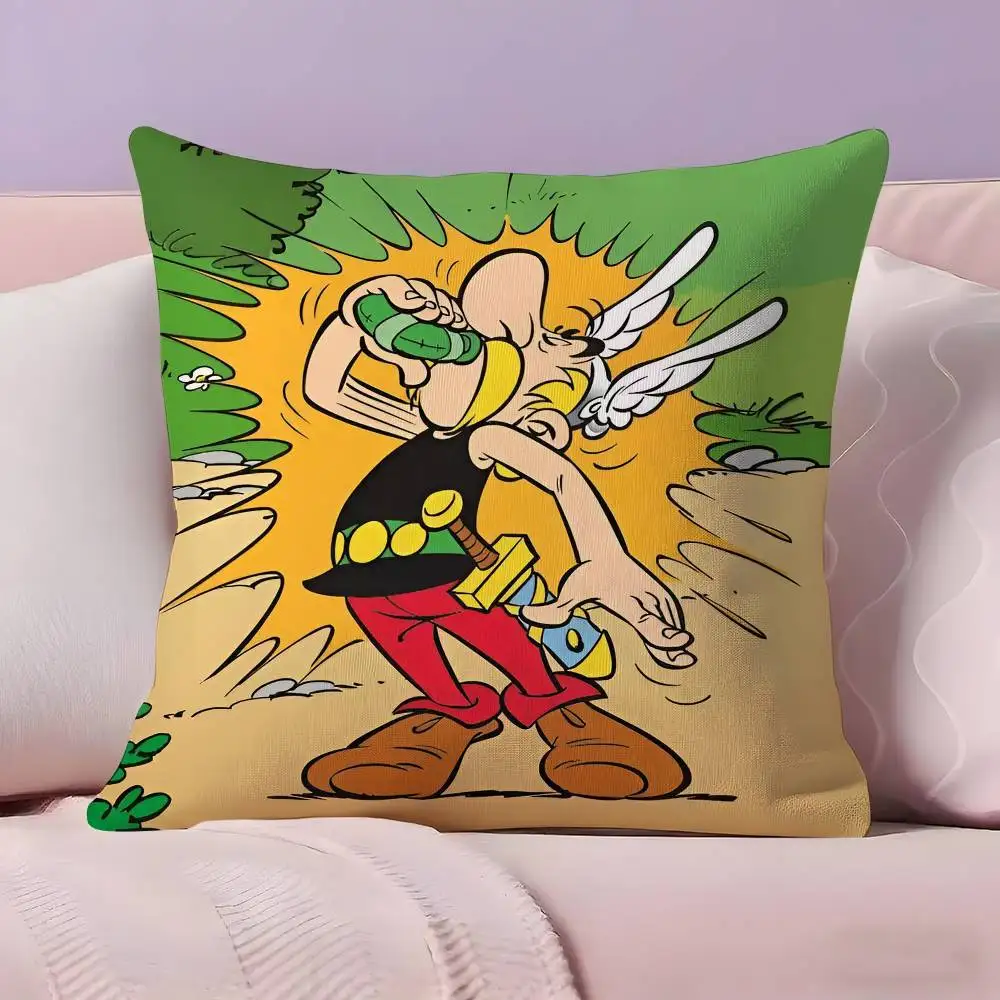 غطاء وسادة Adventure C-C-Comic A-Asterix مصنوع من نسيج فائق النعومة وصديق للبشرة مثل الراحة وسحاب مخفي #6