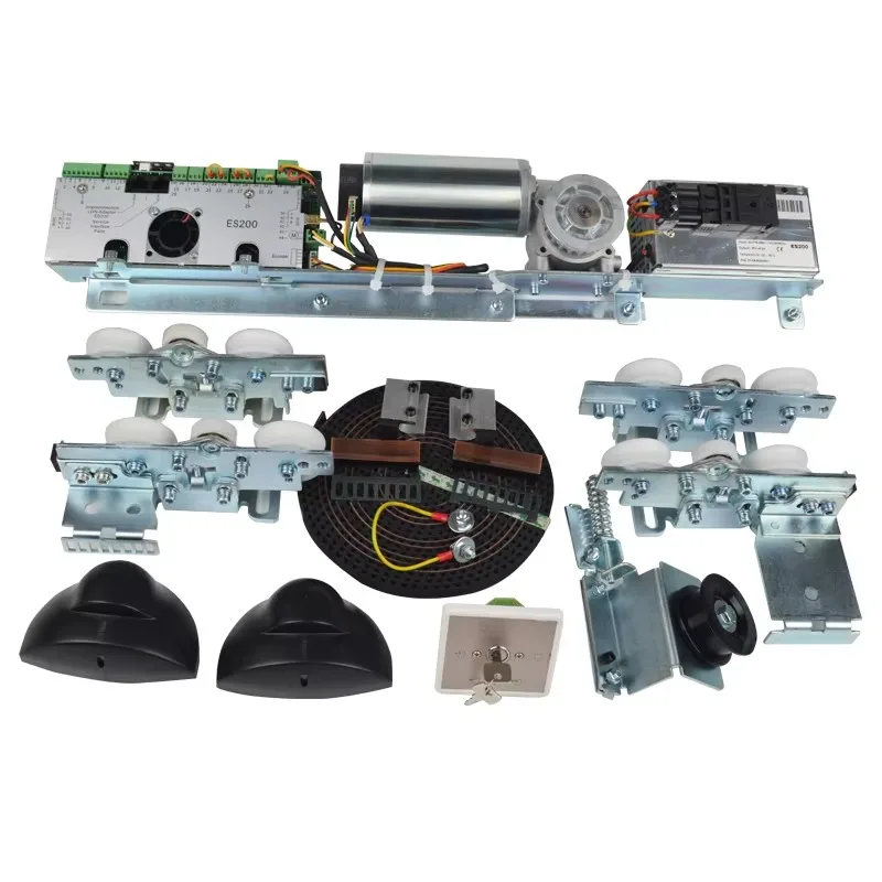 

OREDY ES200 Modern Automatic Sensor Glass Sliding Door System DC Motor Operator for Hotels and Malls with Dunkermotoren Motor