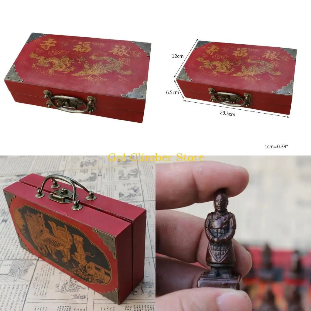 

Q84C TerraCotta для воинов шахматы персонажи персонажи воспитание подарки развлечения игрушки антикварные шахматы маленькая