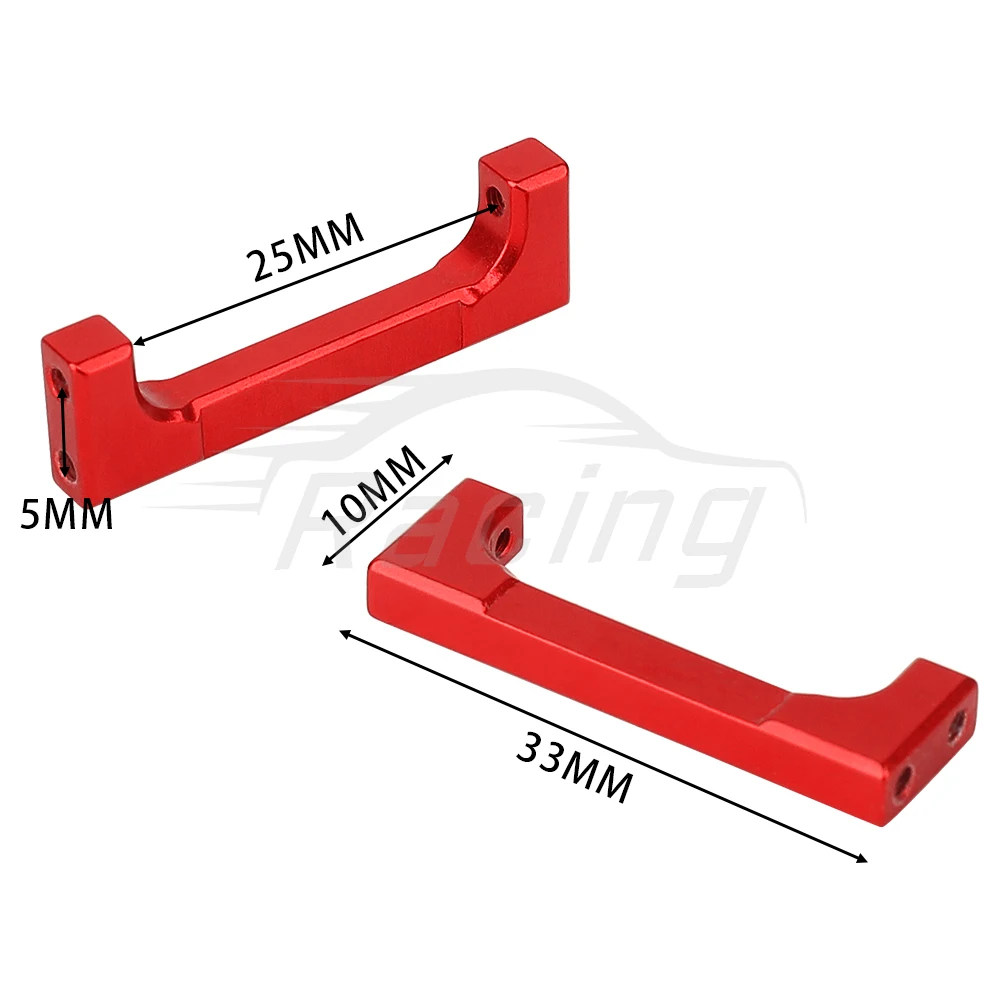 Uchwyt na obudowę ze stopu aluminium do klosi 1/18 Mini LMT 4x4 szczotkowane metalowe Monster Truck RC zmodernizowane części samochodowe