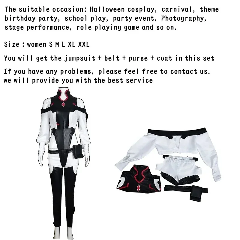 x;3,f'6;h\9/Anime Cyberpunk Edgerunners Lucy Cosplay Costume Bodysuit Jumpsuits Jacket Wig Full Suit Halloween Costu6'h.8\j,3/f' - view 3
