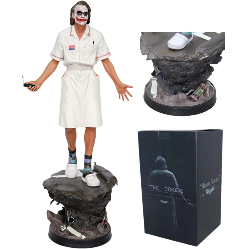 

High Quality Heath Ledger Joker As Nurse Batman's Dark Knight Action Figure Toy 54cm Boys And Girls Birthday Gift Christmas Gift