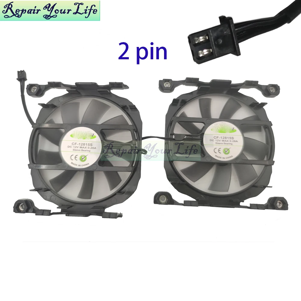 95 مللي متر CF-12815S بطاقة رسومات الفيديو مراوح التبريد ل Inno3d GTX 660 760 GTX 660Ti 750Ti الألعاب العليا GPU برودة مروحة DC12V 0.28A #4