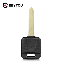 KEYYOU 1PCS New Transponder Car Key for Nissan Teana Versa Livina Sylphy Tiida Sunny March X-trail