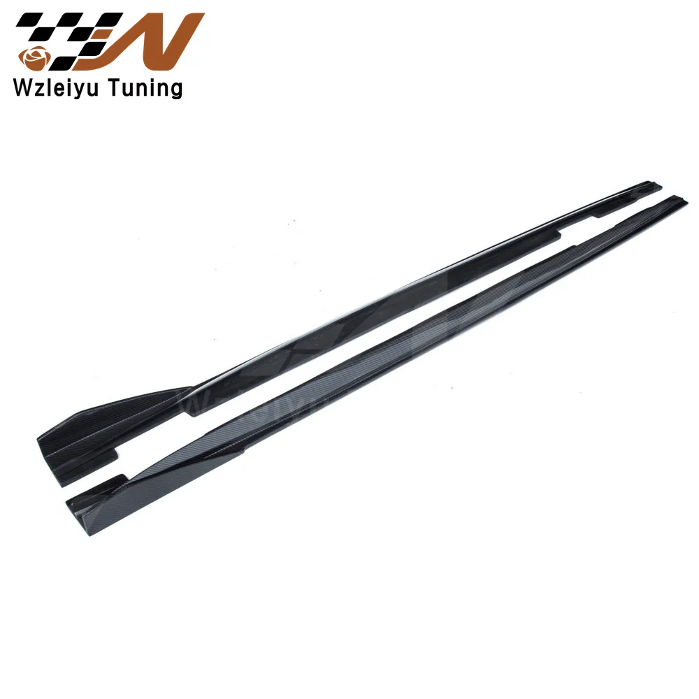 New Style Real Carbon Fiber Side Skirts Fit For Audi A5 S5 B9 Sedan 17-20 High Quality Fitment