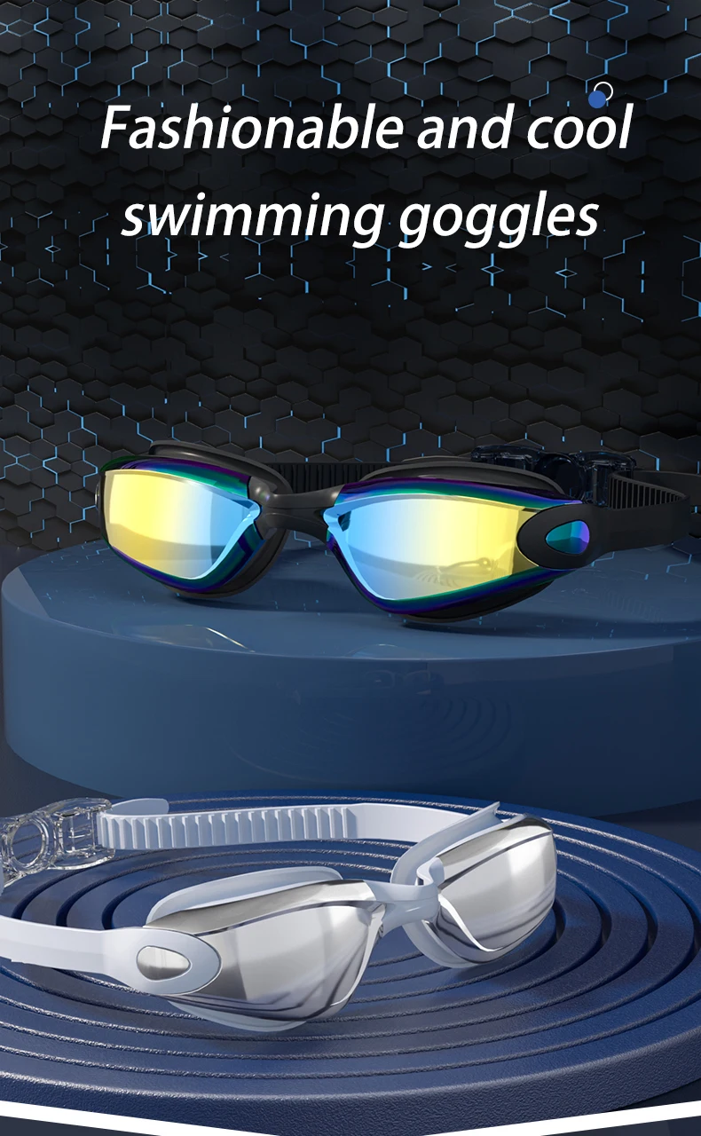 Schwimmbrille Für Erwachsene: Wasserdicht, Beschlagfrei, Hd, Galvanisiert, Unisex, Uv-Schutz S34F714557Ba9420586Ab9D2D1Cd14Bf1Y