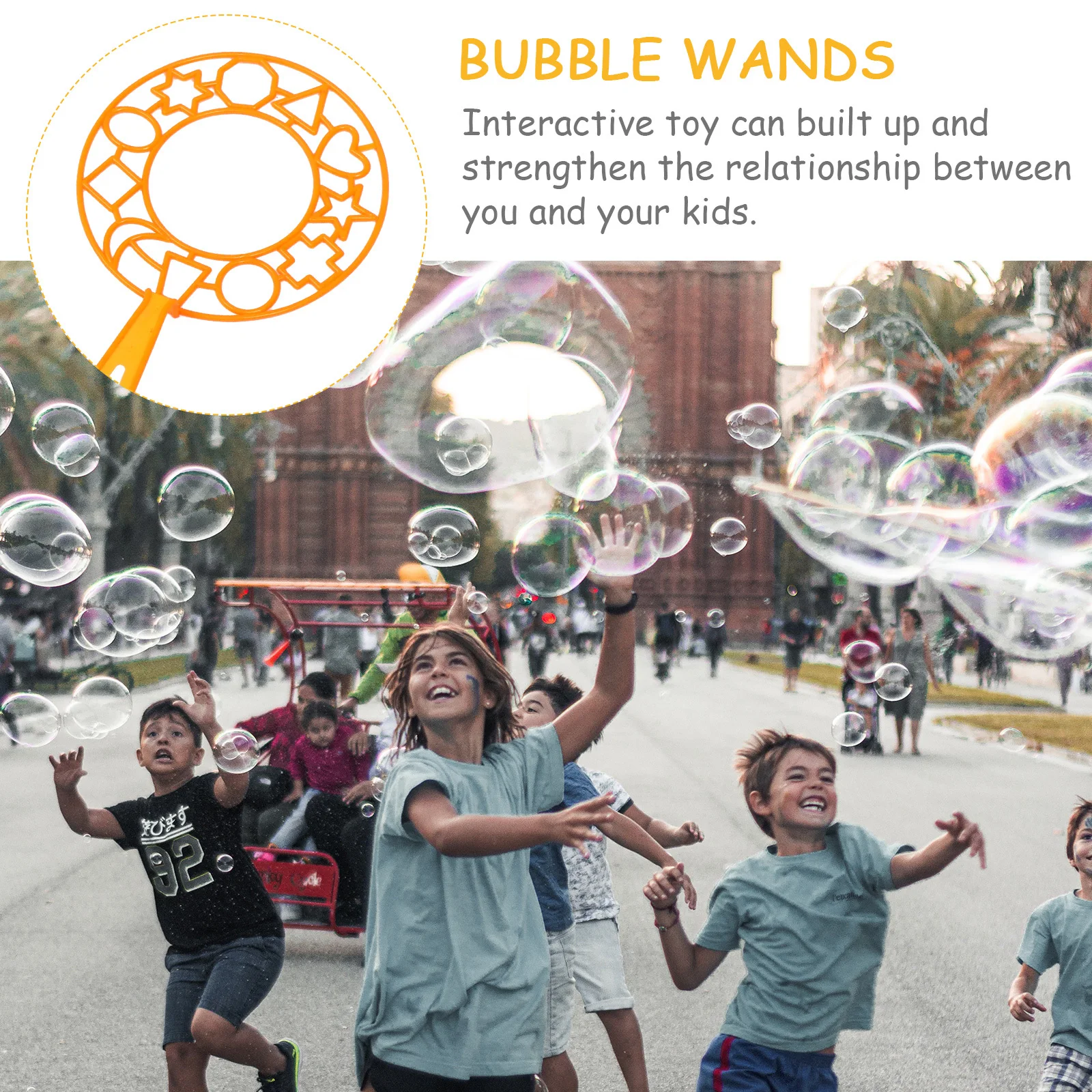 14Pcs Durable Bubble Wand Set Colorful Maker Outdoor Fun Games Bubble Wand Set Bubbles Maker Party Favors